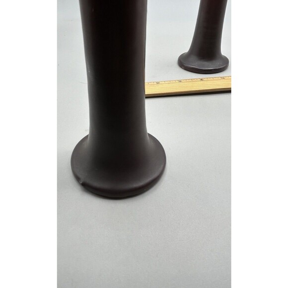 Van Briggle very early 1903-1920 Bud vases Purple Rose SET OF 2 - Picture 14 of 16